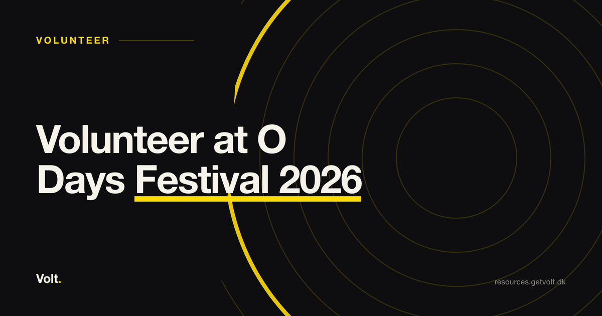 Volunteer at O Days Festival 2026