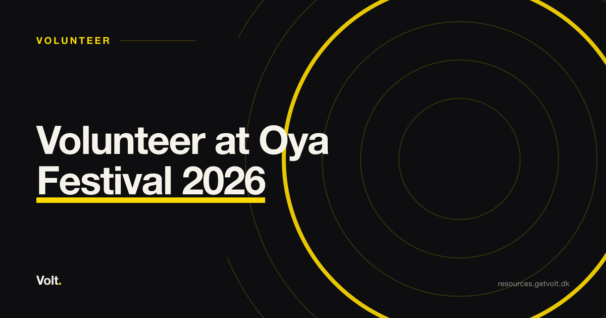 Volunteer at Oya Festival 2026
