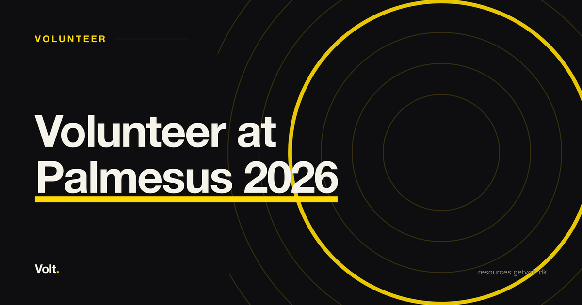 Volunteer at Palmesus 2026