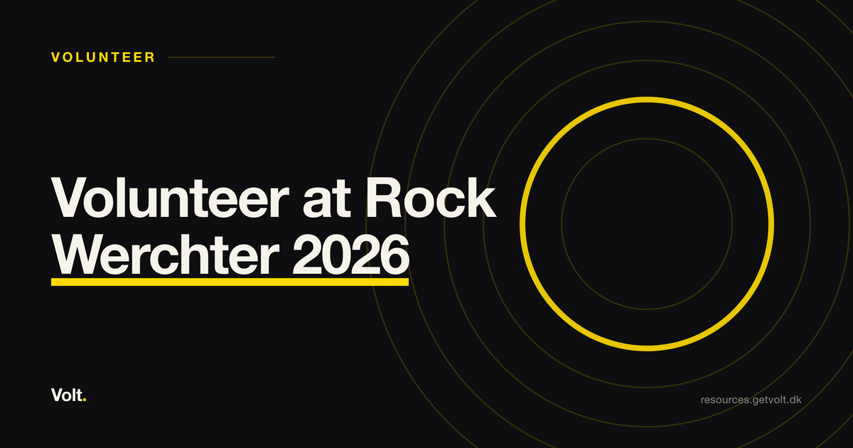 Volunteer at Rock Werchter 2026