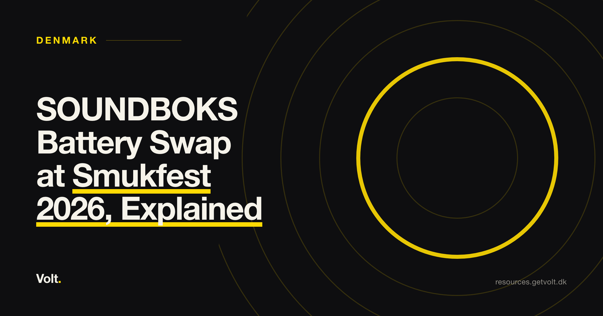 SOUNDBOKS Battery Swap at Smukfest 2026, Explained
