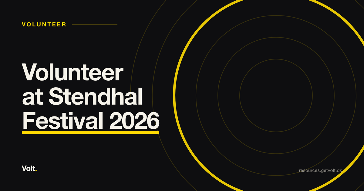 Volunteer at Stendhal Festival 2026
