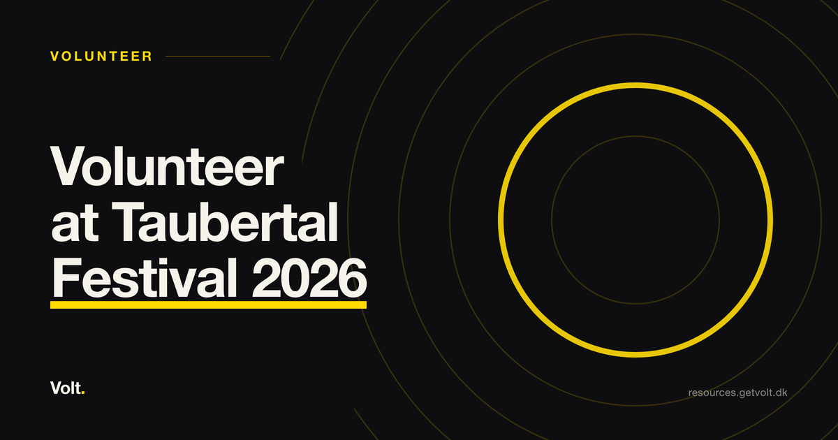 Volunteer at Taubertal Festival 2026