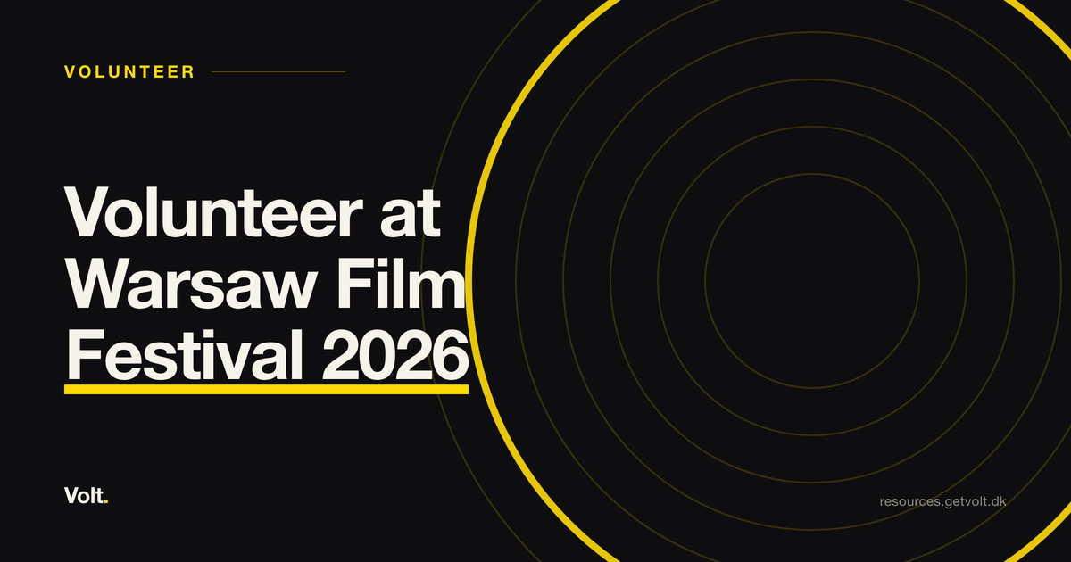 Volunteer at Warsaw Film Festival 2026