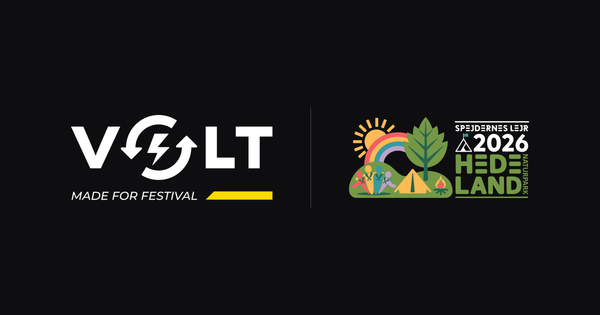 Volt and Spejdernes Lejr 2026 partnership