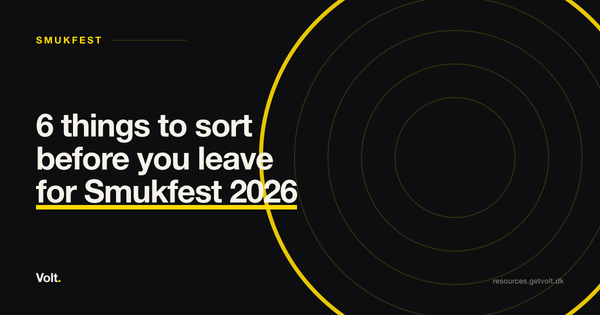 6 things to sort before you leave for Smukfest 2026