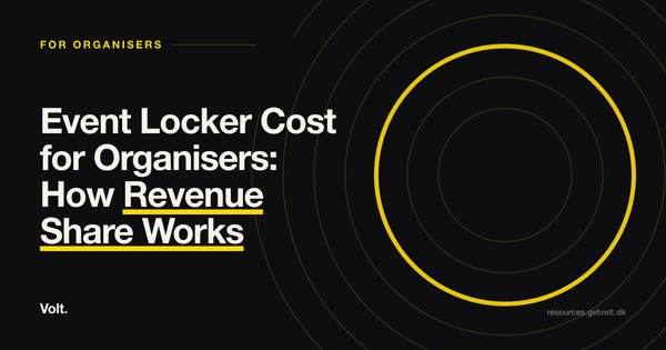 Event Locker Cost for Organisers: How Revenue Share Works