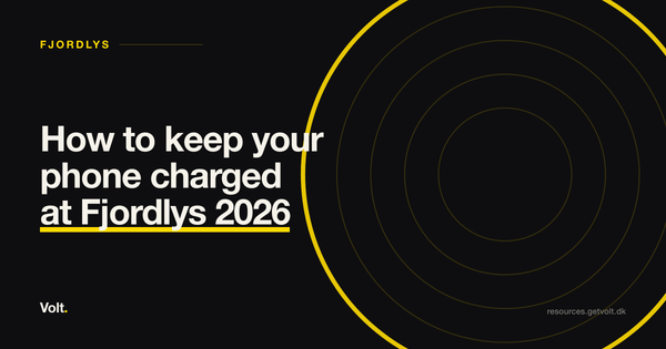 How to keep your phone charged at Fjordlys 2026