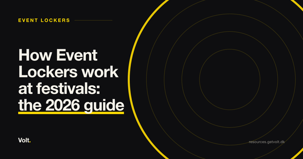 How Event Lockers work at festivals: the 2026 guide