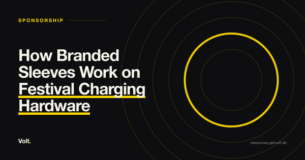 How Branded Sleeves Work on Festival Charging Hardware