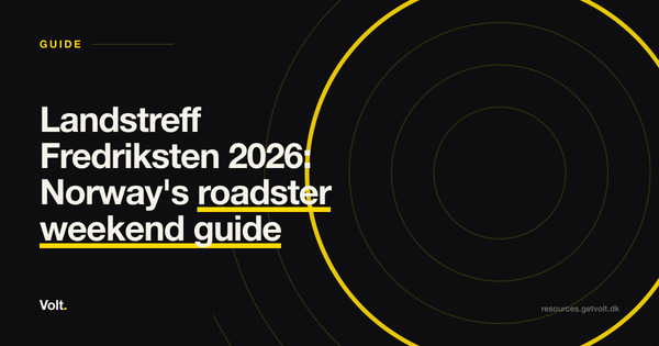 Landstreff Fredriksten 2026: Norway's roadster weekend guide