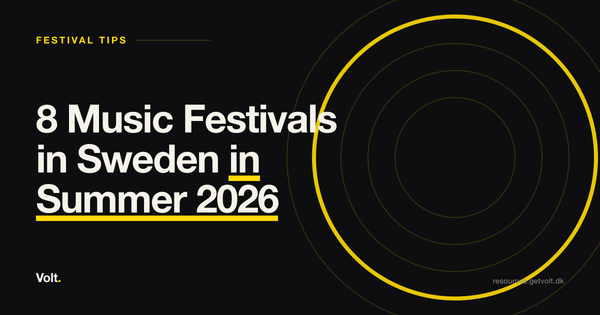 8 Music Festivals in Sweden in Summer 2026