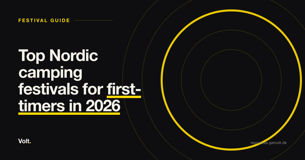 Top Nordic camping festivals for first-timers in 2026