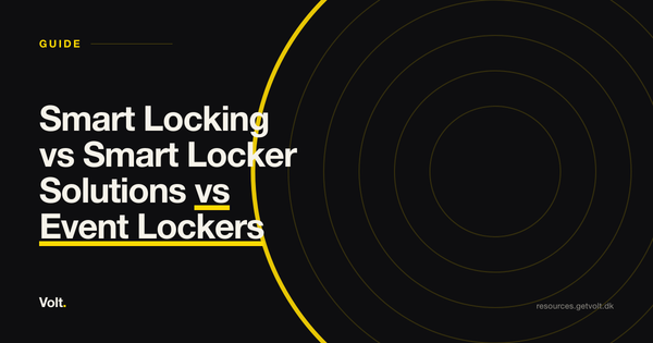 Smart Locking vs Smart Locker Solutions vs Event Lockers