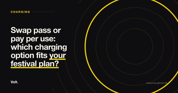 Swap pass or pay per use: which charging option fits your festival plan?