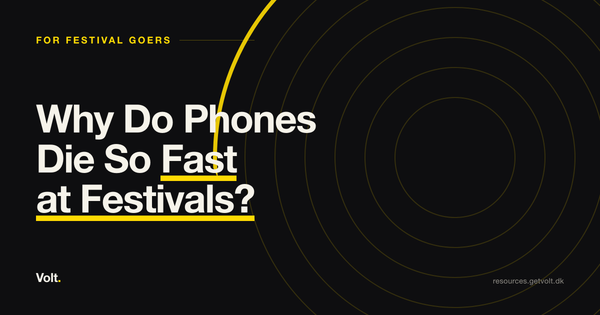 Why Do Phones Die So Fast at Festivals?