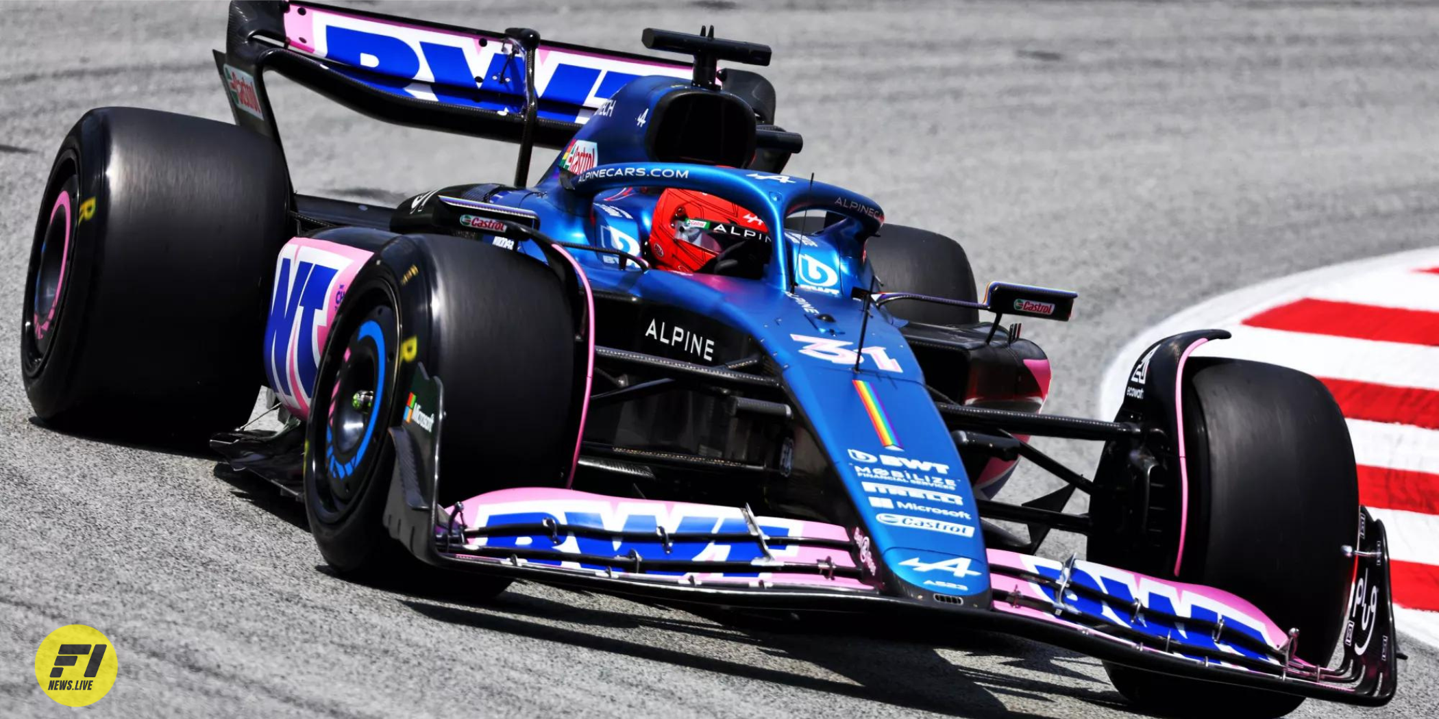 Esteban Ocon at the Spanish Grand Prix-Credit: Alpine F1