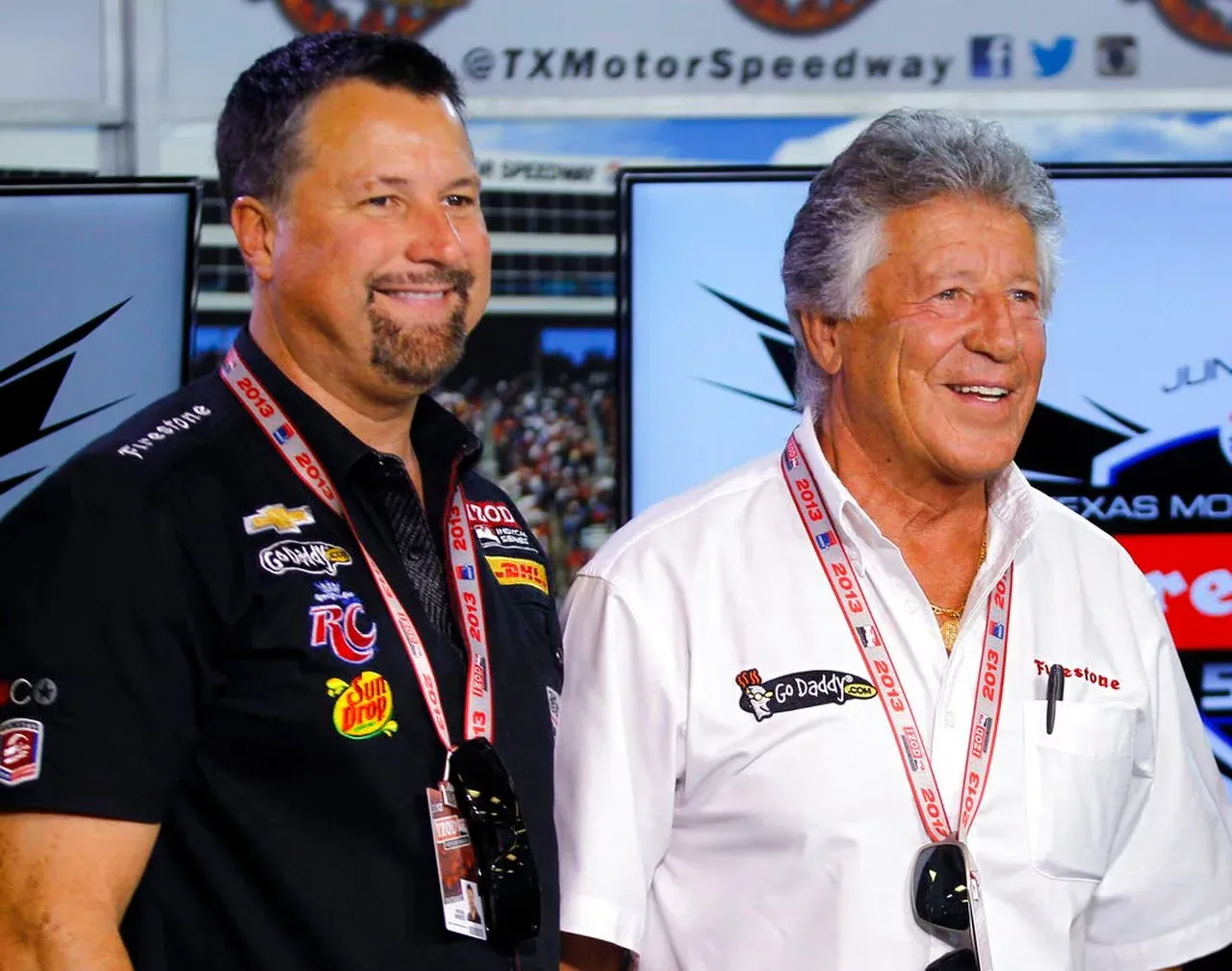 Michael and Mario Andretti