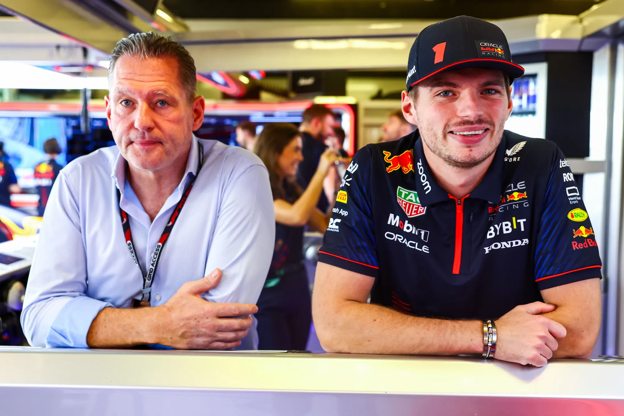 Jos and Max Verstappen-Red Bull Content Pool