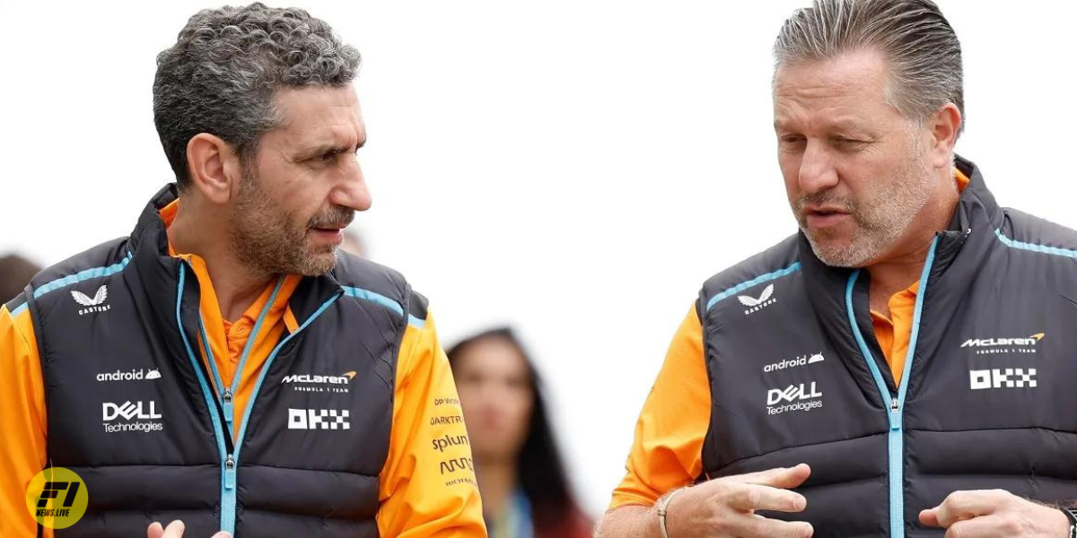 Andrea Stella and Zak Brown&nbsp;