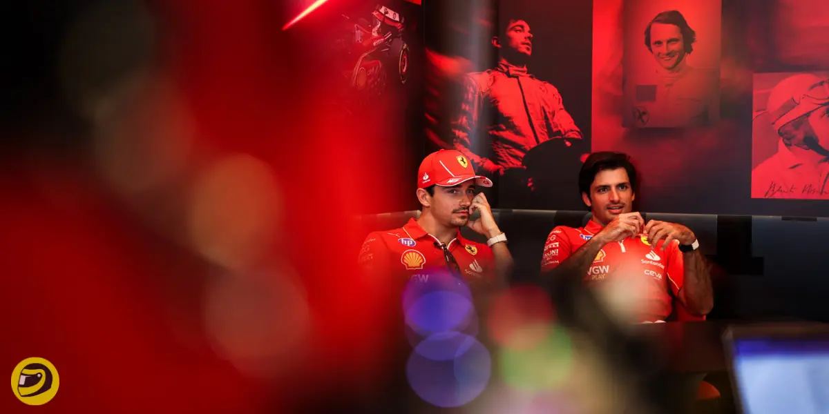 Charles Leclerc and Carlos Sainz-Pitinsider.com