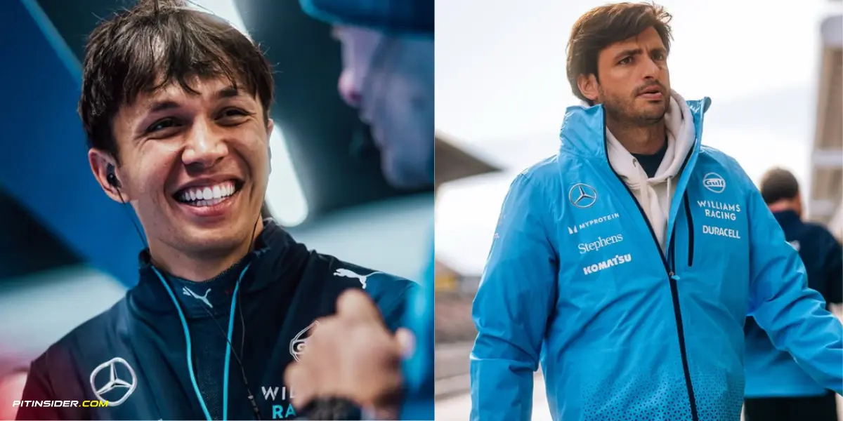Alex Albon and Carlos Sainz-Pitinsider.com