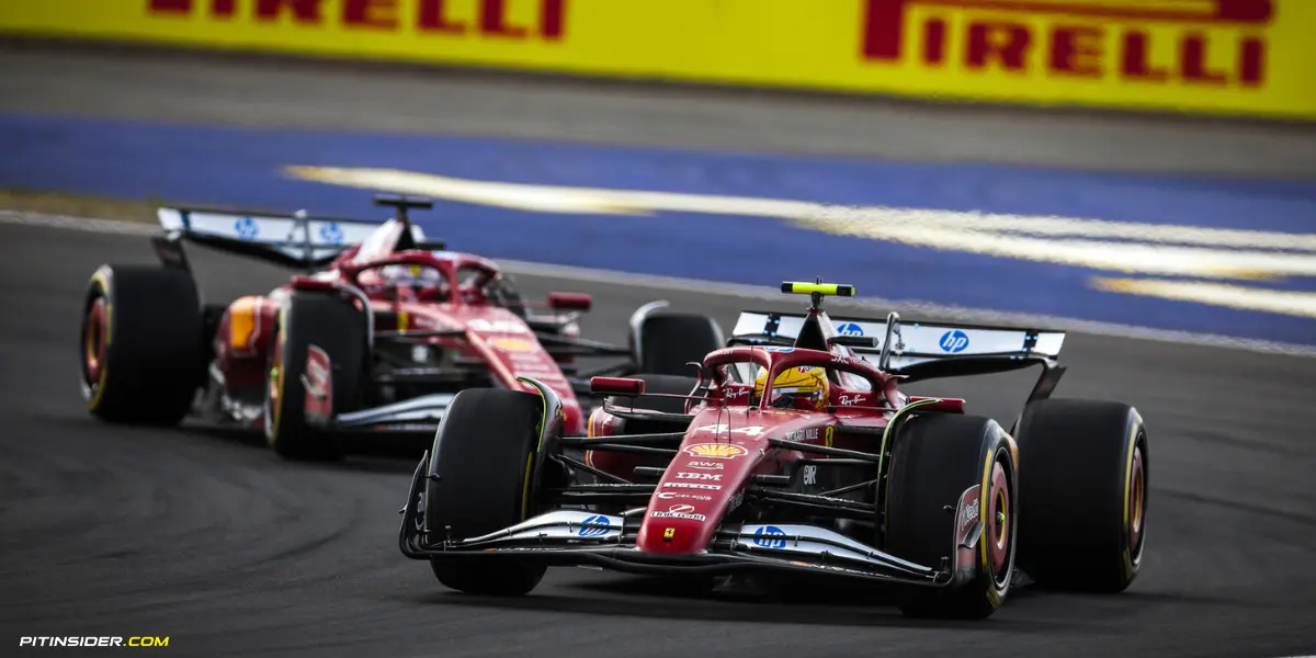 Lewis Hamilton and Charles Leclerc -Ferrari