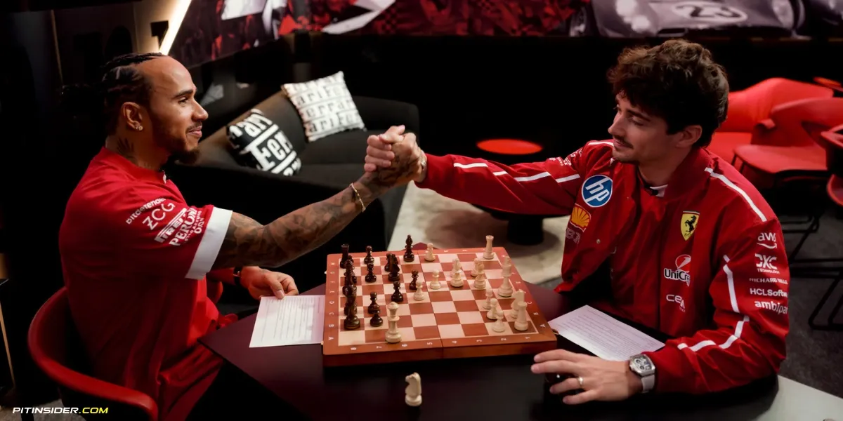 Charles Leclerc and Lewis Hamilton-Pitinsider.com