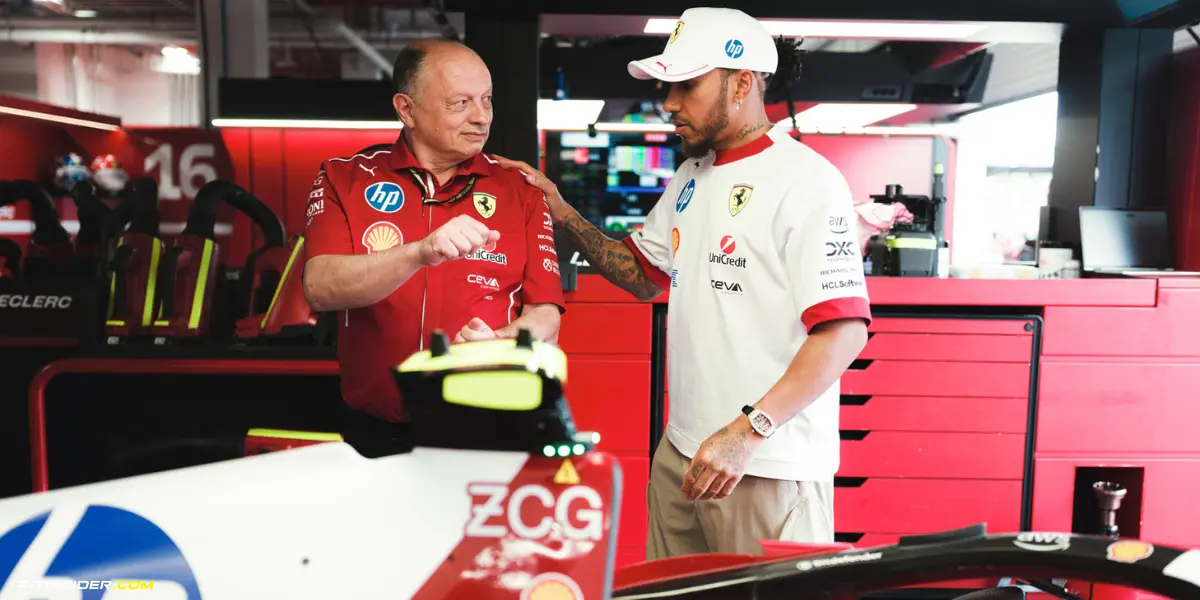 Frederic Vasseur and Lewis Hamilton-Pitinsider.com