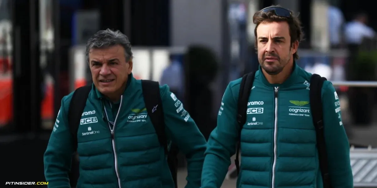  Fernando Alonso and Fabrizio Borra-Pitinsider.com