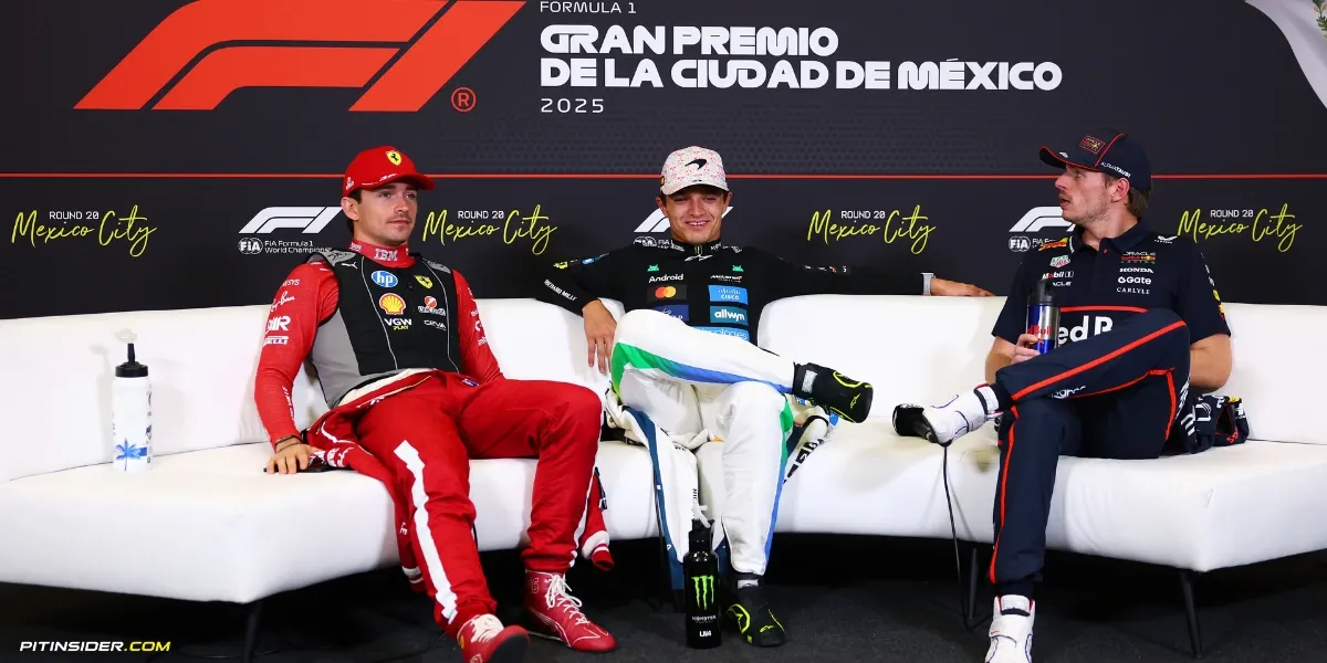 Charles Leclerc,Lando Norris and Max Verstappen-Pitinsider.com