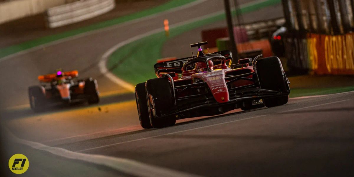 Ferrari on track