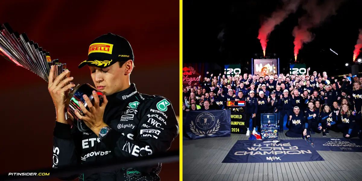 Russell wins Las Vegas GP as Verstappen secures 4th title