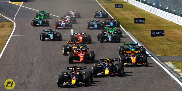 Start of the 2024 Japanese Grand Prix-Red Bull Content Pool