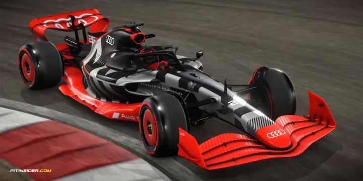 Audi F1 racing car-Pitinsider.com