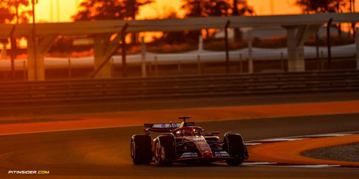 Charles Leclerc in FP1 atthe 2024 Qatar GP-Ferrari
