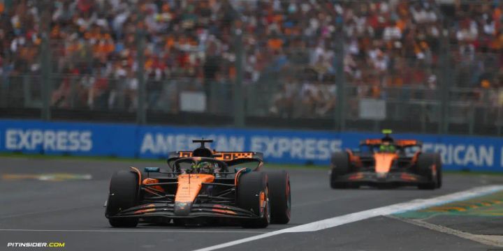 Oscar Piastri and Lando Norris-McLaren