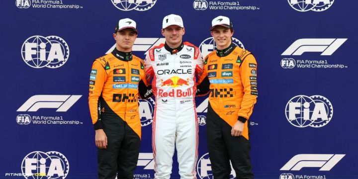 Lando Norris,Max Verstappen and Oscar Piastri-Pitinsider.com