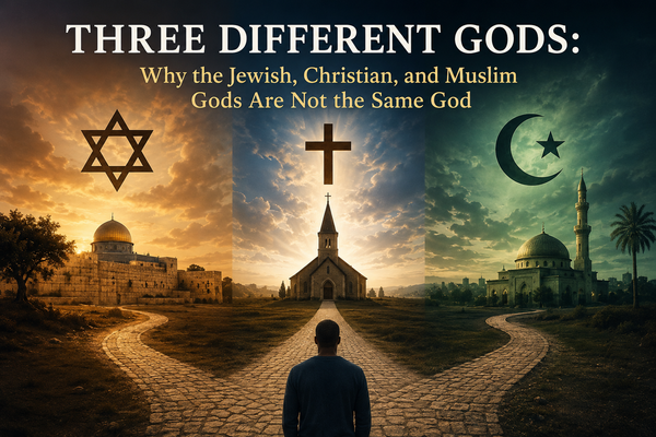 Three Different Gods: Why the Jewish, Christian, and Muslim Gods Are Not the Same God