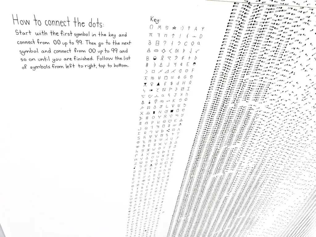 How to connect the dots: instructions and key