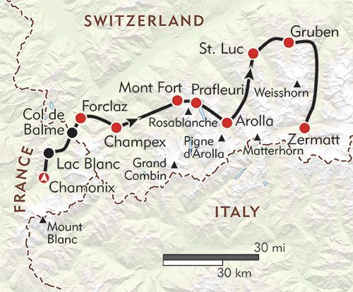 The High Route Begins.