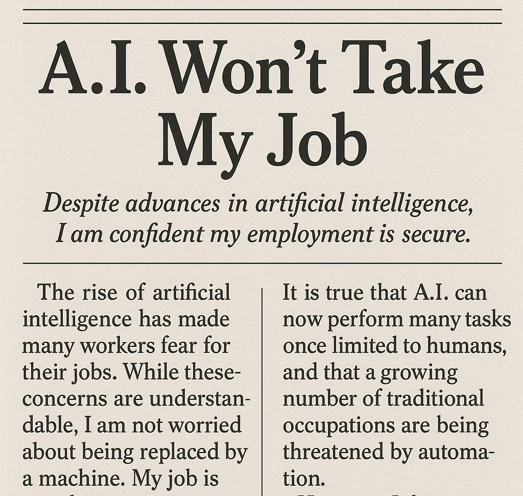 Will AI take my UX job?