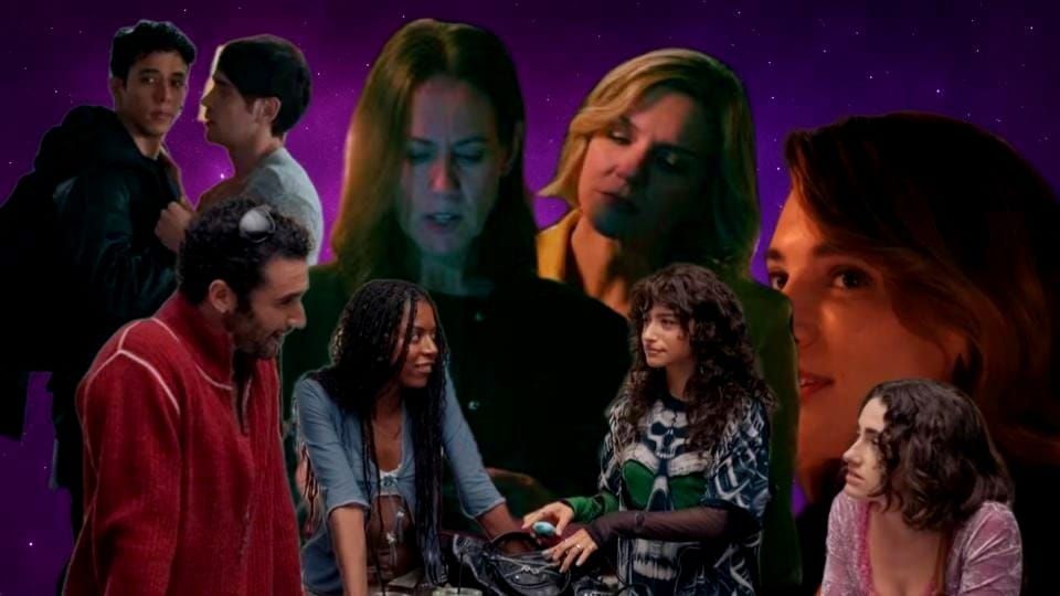 Gay couple from Just Alice, Grumpy lesbian in Pluribus, Queer romance in I Love LA and trans representation in Alls Fair