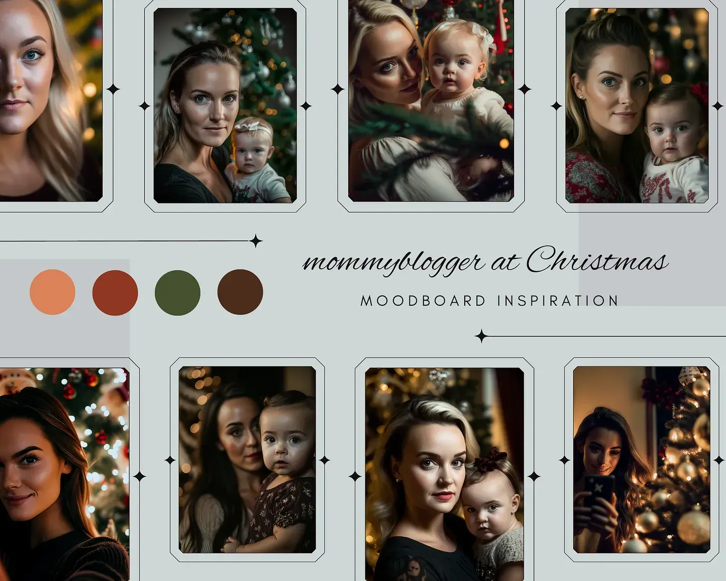 I had AI generate momfluencers at Christmas. It got weird!