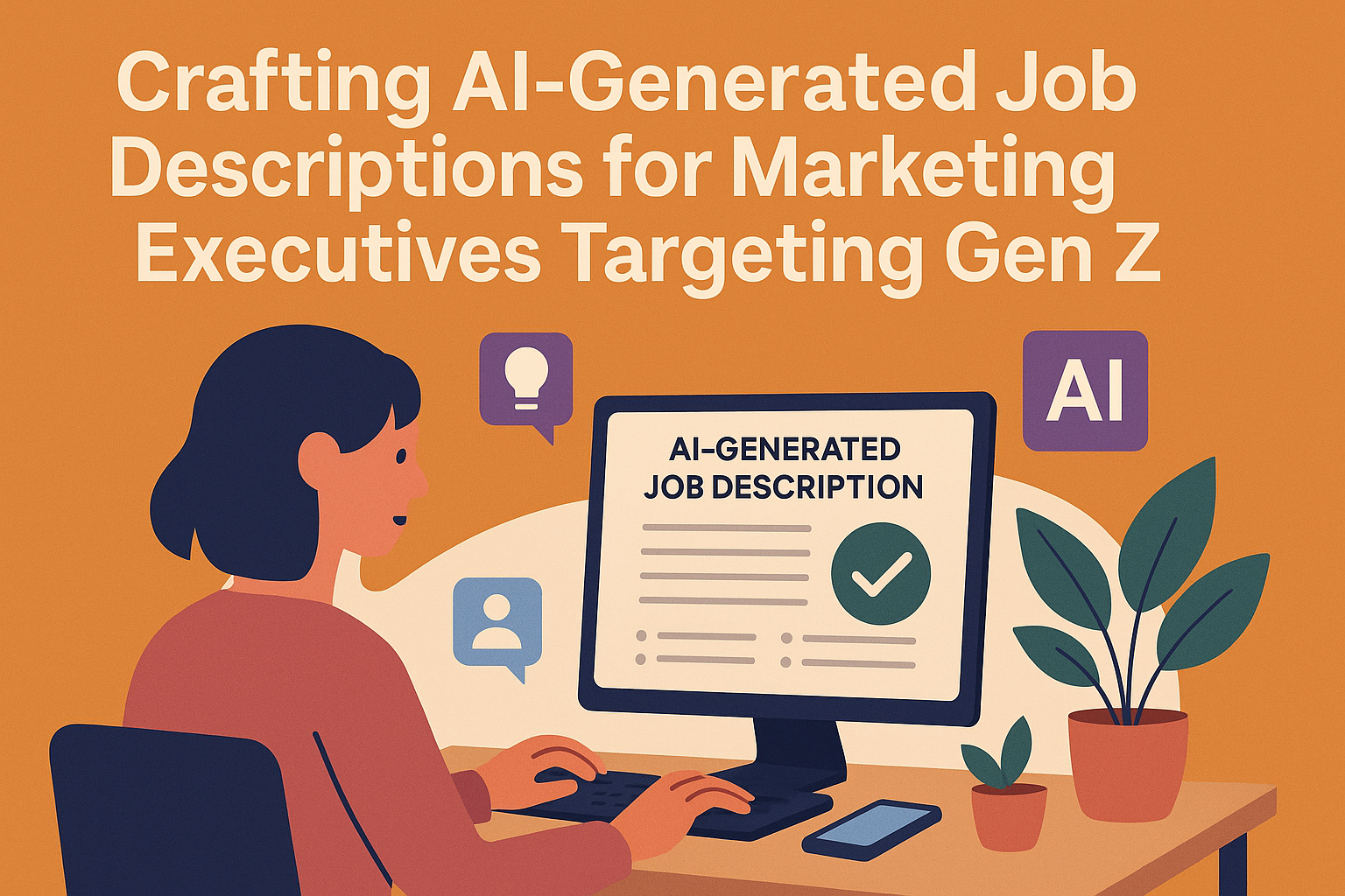 Crafting AI-Generated Job Descriptions for Marketing Executives Targeting Gen Z