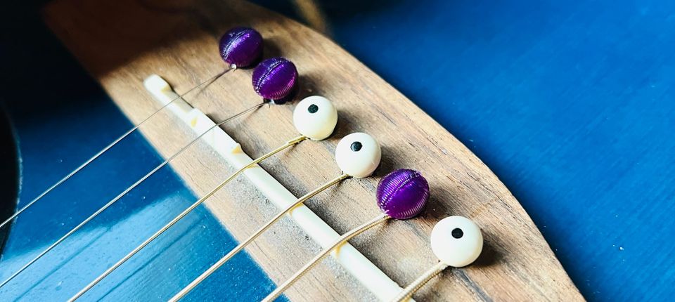 Replacement guitar string pins