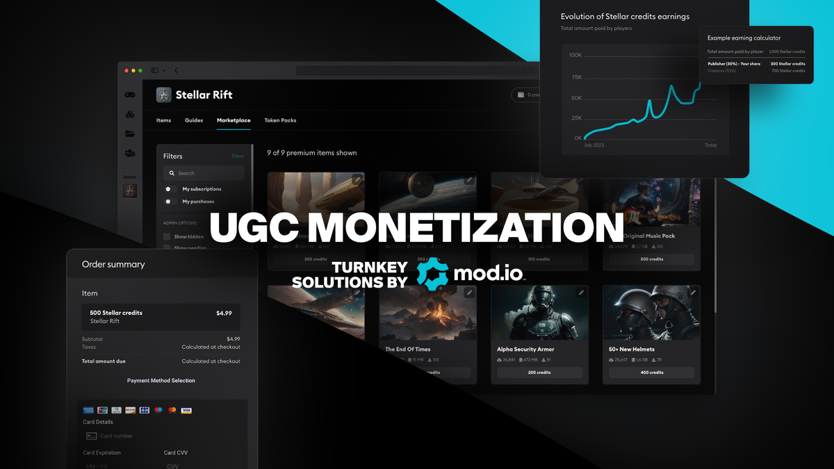 mod.io Newsletter: UGC Monetization