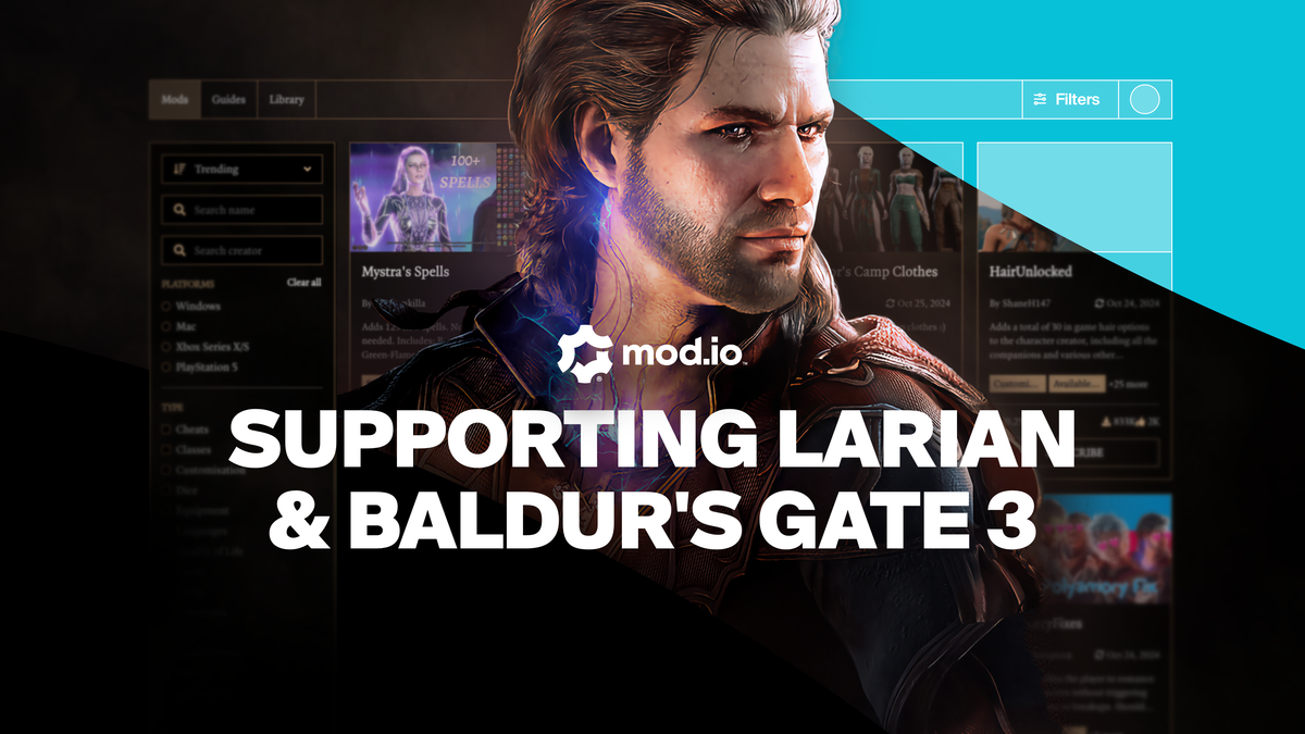 mod․io Newsletter: Supporting Baldur's Gate 3