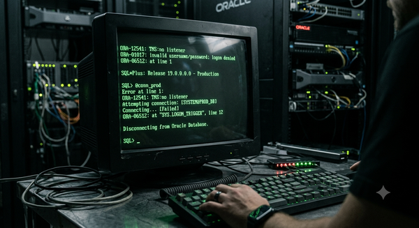 Erro ao criar database link utilizando senha iniciada por caractere numérico.