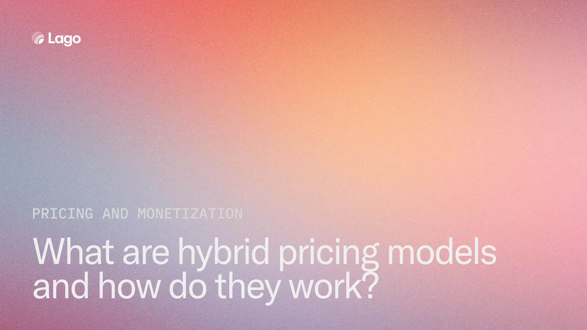 How to Monetize Middleware in 2026 Hybrid pricing model design